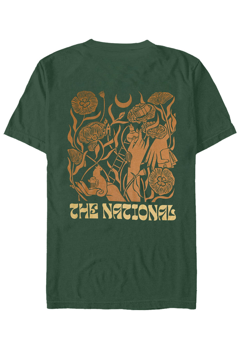 The National - Lyric Garden Glazed Green - T-Shirt | Neutral-Image
