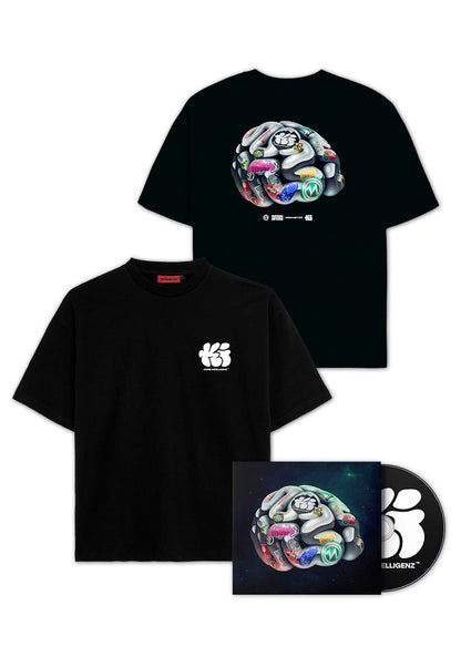 PROHIBITED x MARSIMOTO T-SHIRT BUNDLE (T-SHIRT SCHWARZ + CD)