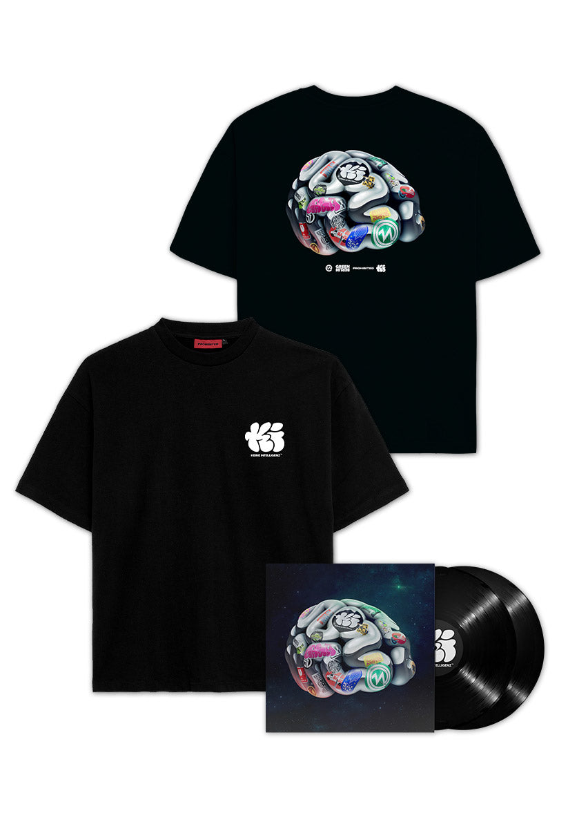 PROHIBITED x MARSIMOTO T-SHIRT BUNDLE (T-SHIRT SCHWARZ + VINYL)