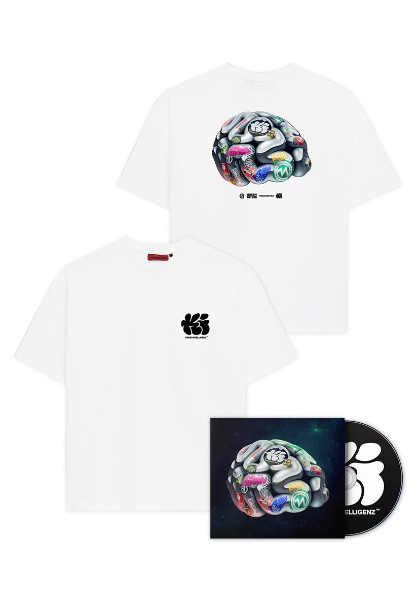 PROHIBITED x MARSIMOTO T-SHIRT BUNDLE (T-SHIRT OFF-WHITE + CD)