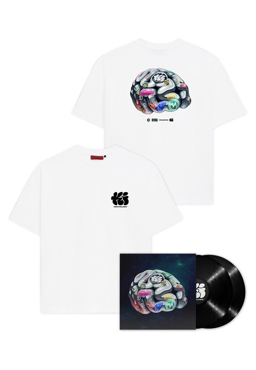 PROHIBITED x MARSIMOTO T-SHIRT BUNDLE (T-SHIRT OFF-WHITE + VINYL)