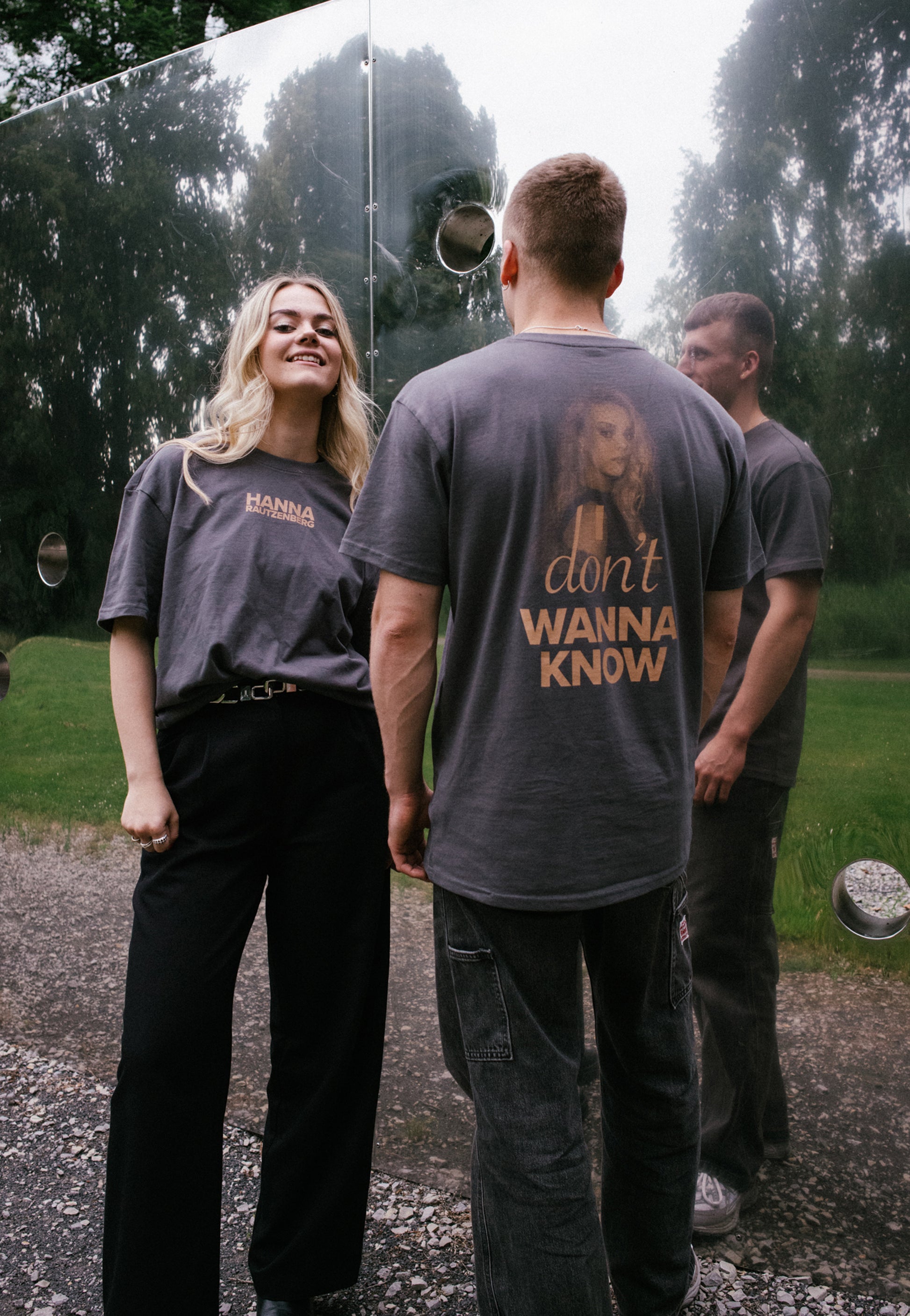 Hanna Rautzenberg - I dont wanna know Dark Grey - T-Shirt | Men-Image